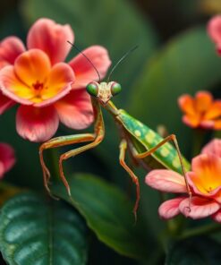 Mantis Flora Paint Numbers