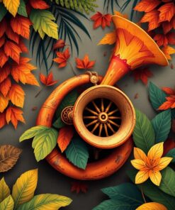 Music Horn Paint Numbers