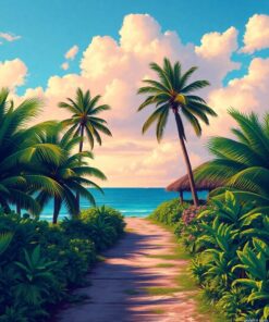 Sea Pathway Paint Numbers