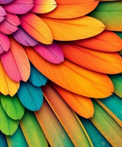 Faded Tropical Wing Macro Paint By Numbers