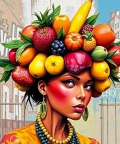 Fruit Headdress Paint Numbers