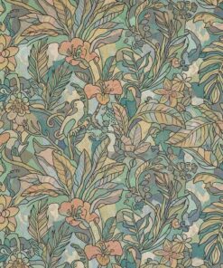Faded Victorian Jungle Pattern Paint By Numbers