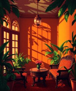 Tropical Shadows Paint Numbers