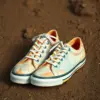 Faded Vintage Beach Sneakers Paint By Numbers