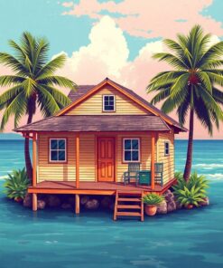 Island Cabin Paint Numbers