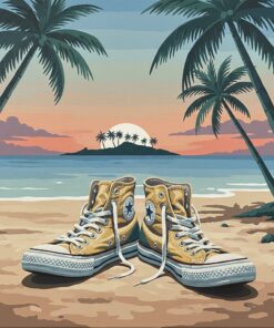 Faded Vintage Island Hightops Paint By Numbers
