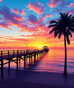 Wooden Pier Paint Numbers