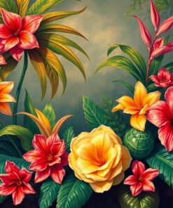 Tropical Splendor Paint Numbers