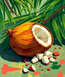 Realism Coconut Paint Numbers