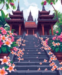 Temple Steps Paint Numbers