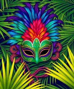 Amidst Palms Paint Numbers