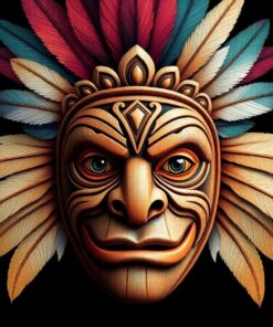 Ritual Mask Paint Numbers