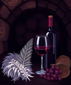 Dark Wine Paint Numbers