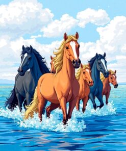 Azure Waters Paint Numbers