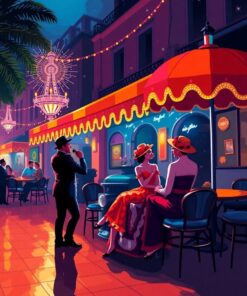 Cabaret Night Paint Numbers