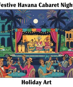 Festive Havana Cabaret Night Paint By Numbers