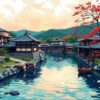 Feudal Waters Of Japan Paint By Numbers