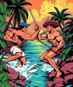 River Duel Paint Numbers