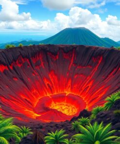 Tropical Crater Paint Numbers