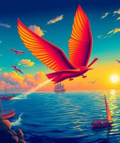 Caribbean Flight Paint Numbers