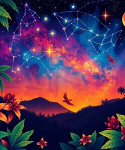 Tropical Night Paint Numbers