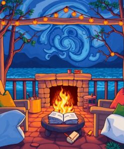 Book Retreat Paint Numbers