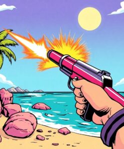 Island Raygun Paint Numbers