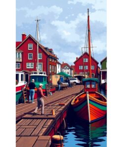 Vintage Docks Paint Numbers