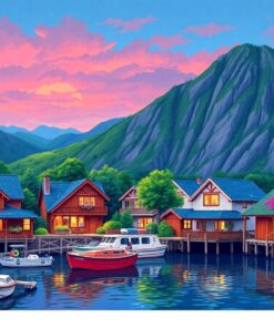 Tropical Escape Paint Numbers