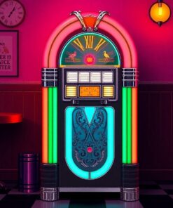 Vintage Jukebox Paint Numbers