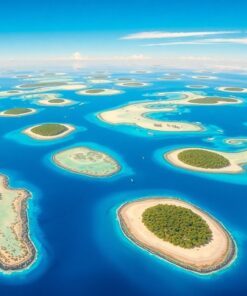 Flight Above Geometric Atolls Paint By Numbers