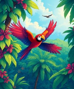 Tropical Canopy Paint Numbers