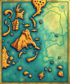 Lagoon Map Paint Numbers