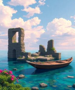 Floating Realistic Ruin Relic Paint By Numbers