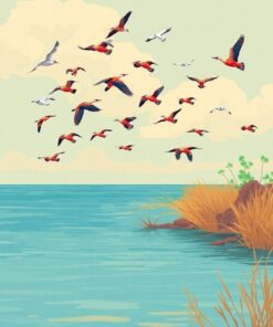 Vintage Lagoon Paint Numbers