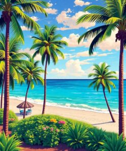 Coastline Memories Paint Numbers