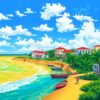 Florida Antique Coastline Memories Paint By Numbers