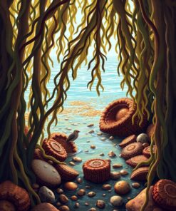 Vintage Seaweed Paint Numbers