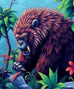 Tropical Beast Paint Numbers