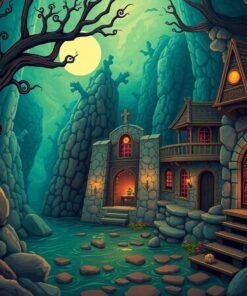 Forgotten Antique Siren Lair Paint By Numbers