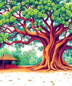 Forgotten Banyan Tree Watch Paint By Numbers