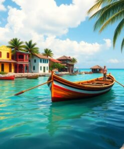 Port Rowboat Paint Numbers