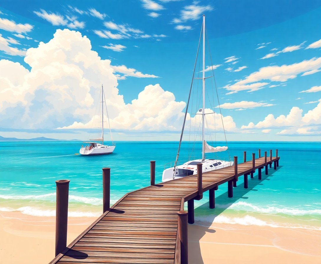 forgotten-island-catamaran-pier-paint-by-numbers-kit