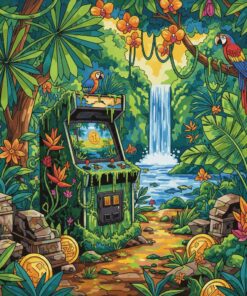 Forgotten Jungle Coin Op Paint By Numbers