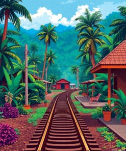 Rail Line Paint Numbers