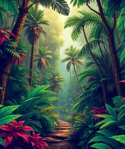 Jungle Route Paint Numbers