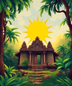 Sun Shrine Paint Numbers