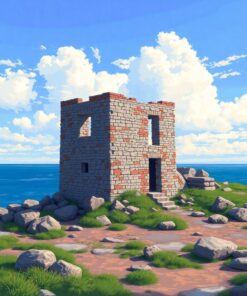 Watchtower Ruins Paint Numbers