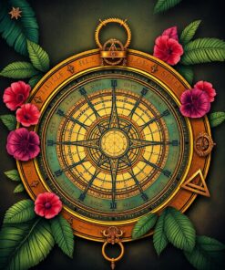 Antique Astrolabe Paint Numbers