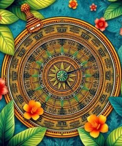 Forgotten Tropical Antique Astrolabe Paint By Numbers